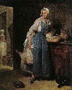 Jean Baptiste Simeon Chardin The Return from Market oil painting artist
